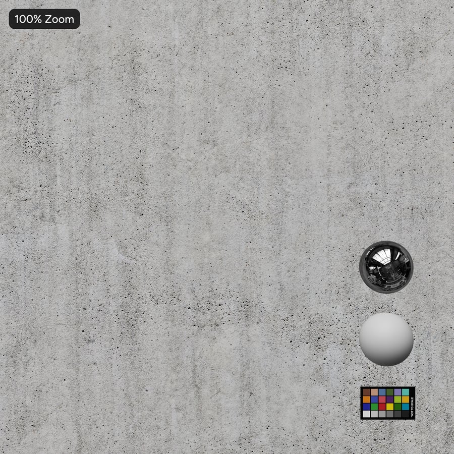 Worn Matte Concrete Texture, Misty Grey