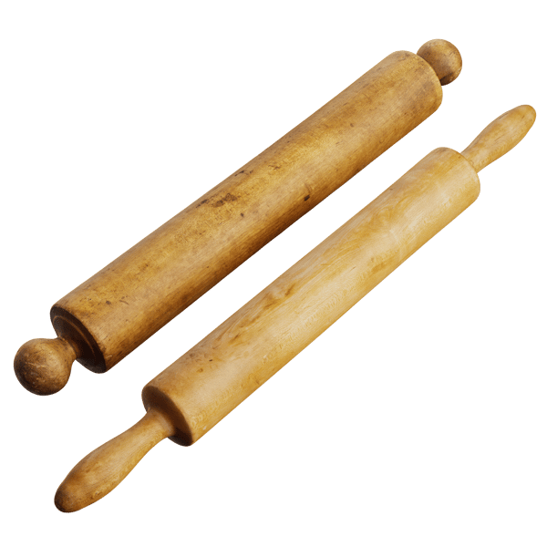 Modelo de pinos de rolamento de madeira