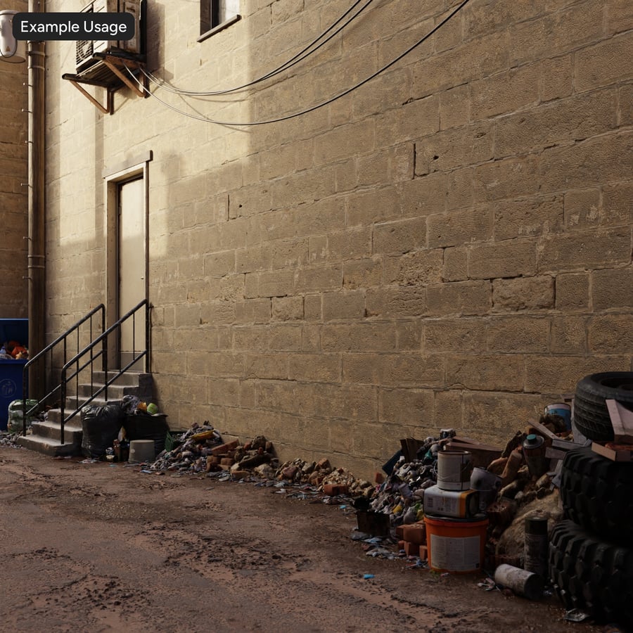 Verouderd gepleisterd Engelse baksteentextuur