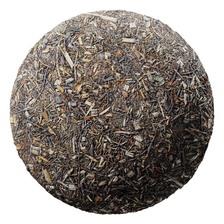 Ground Forest Mulch 001