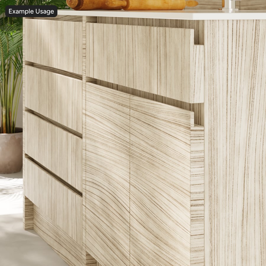 Textura de folheado de madeira melamina Slip Match, cinza cinza