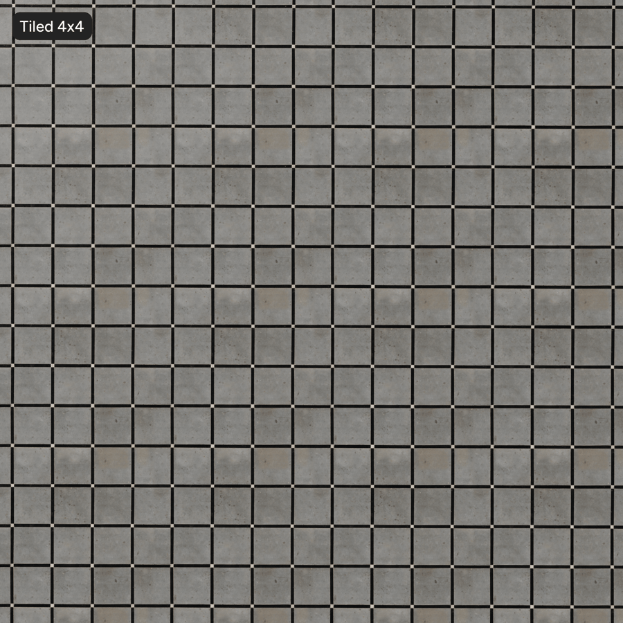 Square Patterned Stone Paver Texture, Grey