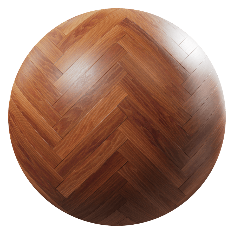 Natural Herringbone Pattern Merbau Wood Flooring Texture