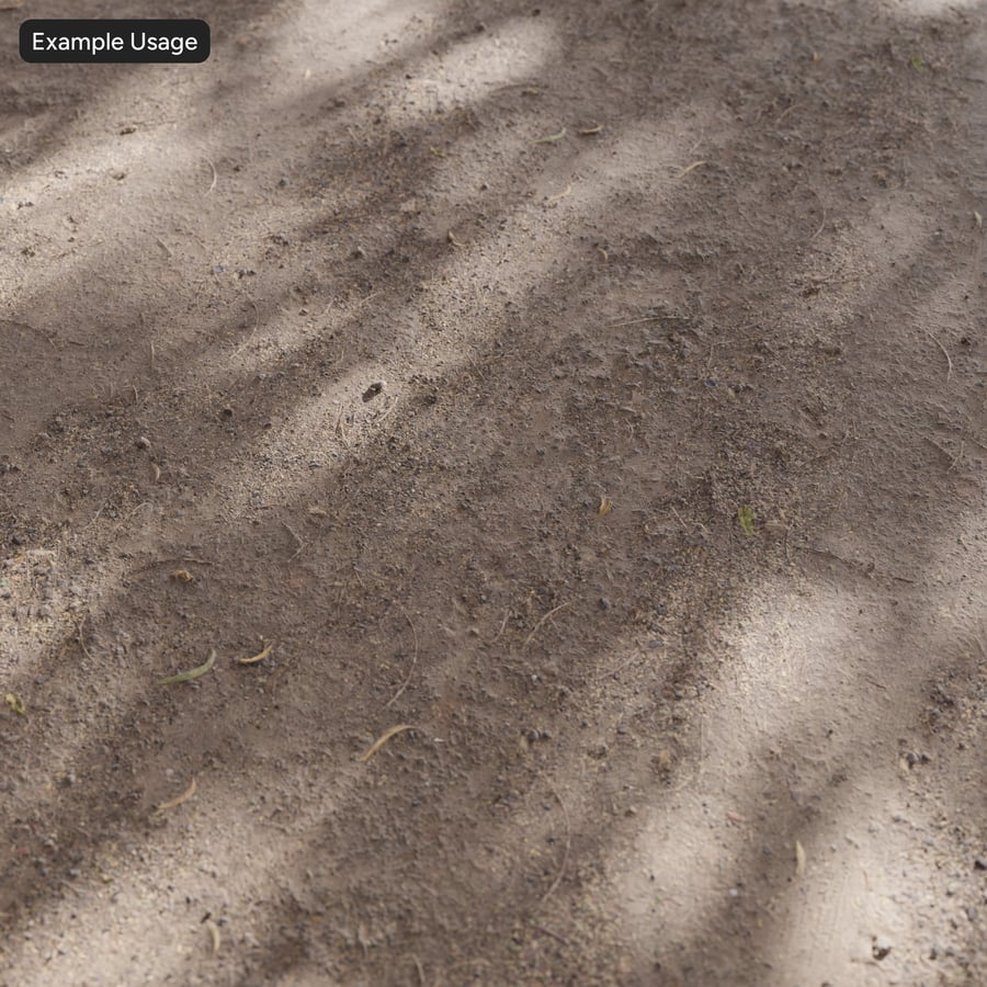 Textura de Trilha de Floresta Compactada, Marrom Avermelhado