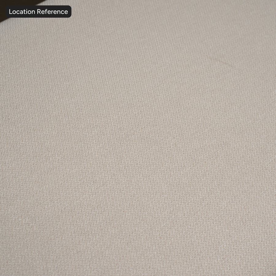 Tecido para estofos em mistura com trama em sarja, branco quente