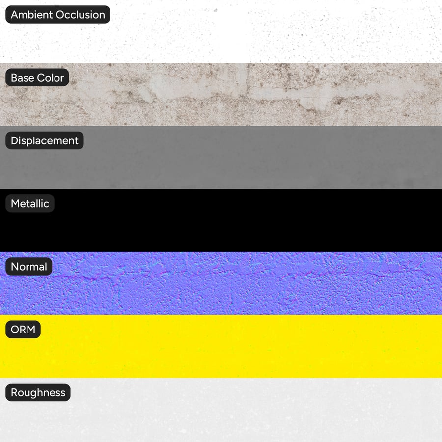 Coarse Stippled Cement Render Wall Texture, Off White