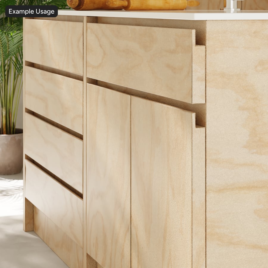 Book Match Plywood Wood Veneer Texture, Beige