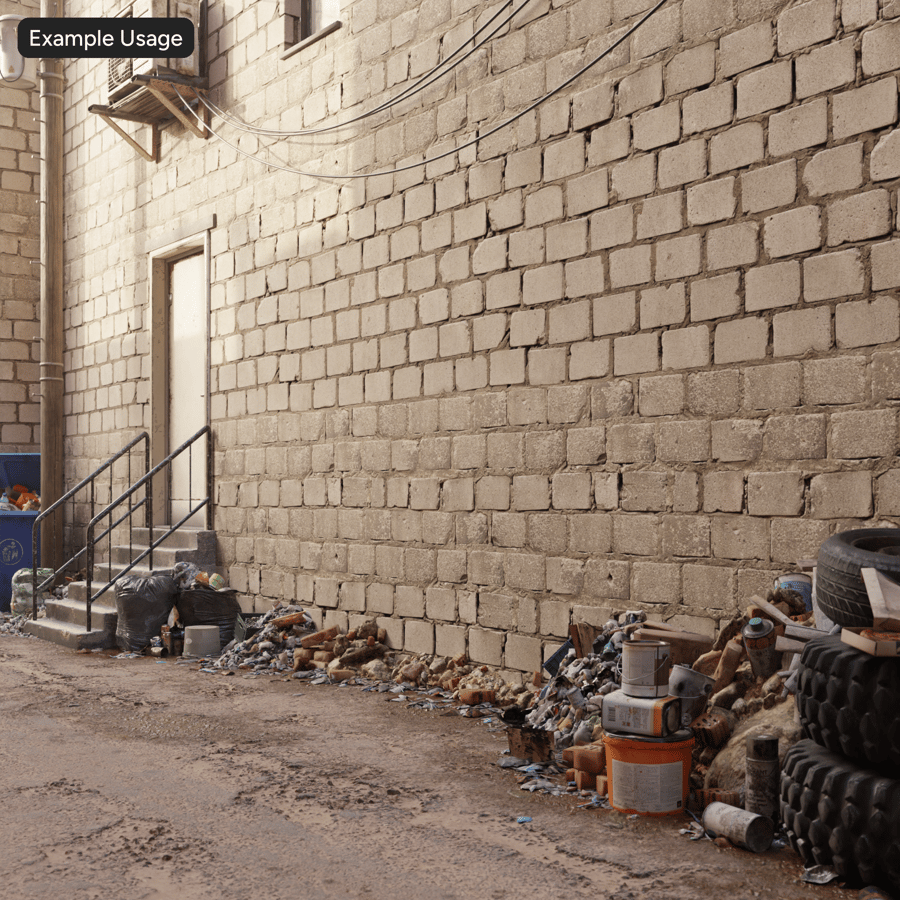 Tekstura kwadratowej ściany z bloków żużlowych