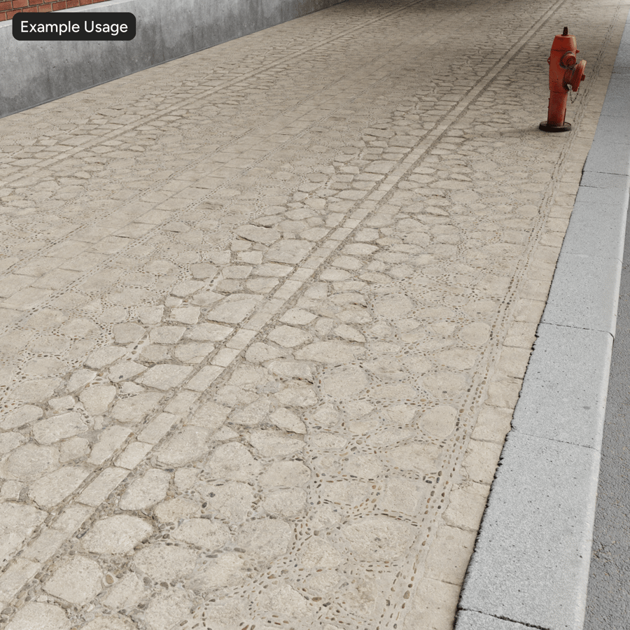Old Mixed Cobblestone Texture