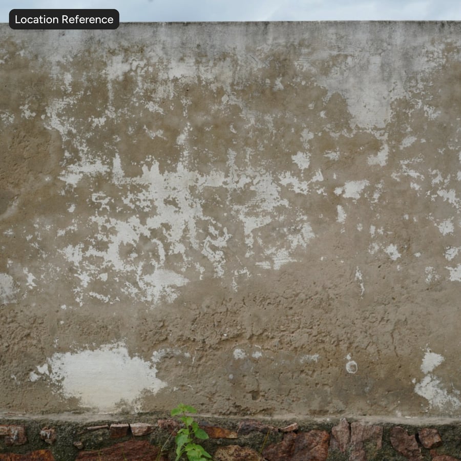 Textura de gesso fosco envelhecido, bege