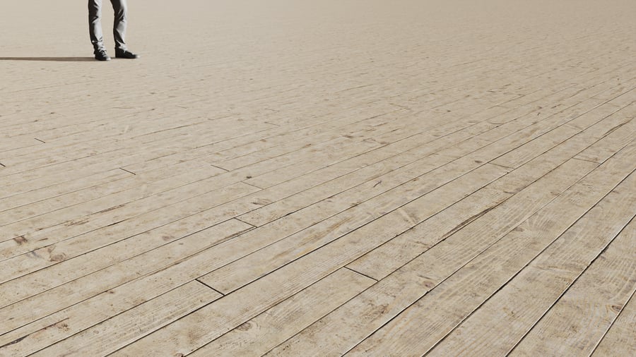 Sun Bleached Worn Wood Flooring Texture