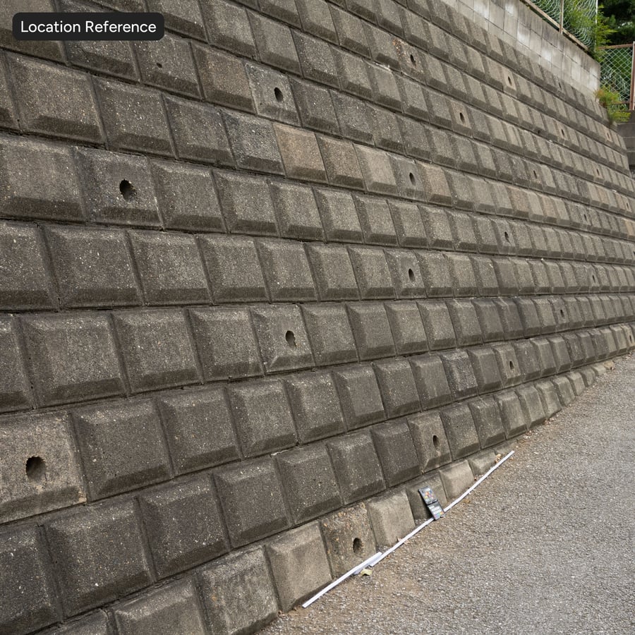 Beveled Concrete Block Wall Texture