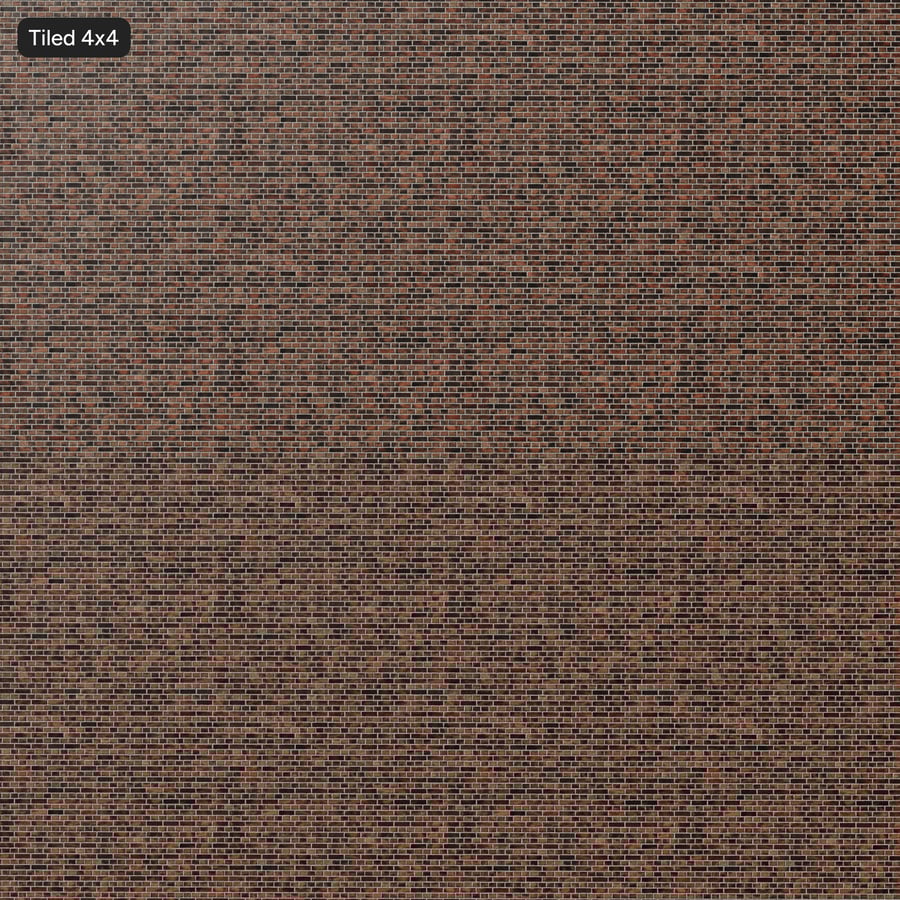 Smooth English Bond Brick Wall Texture, Multicolored