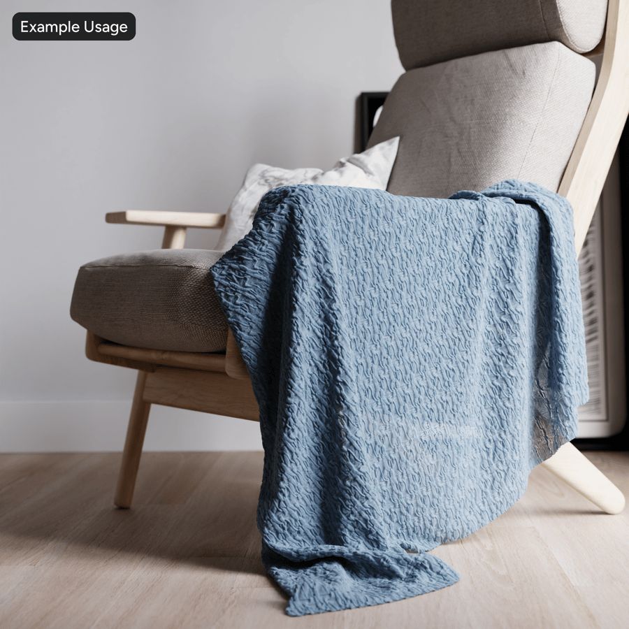 Knitted Fabric Texture, Blue