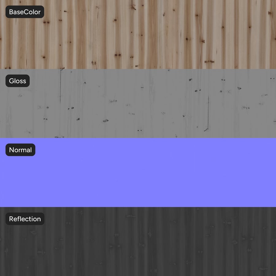Textura de madeira de carvalho com nó, crua