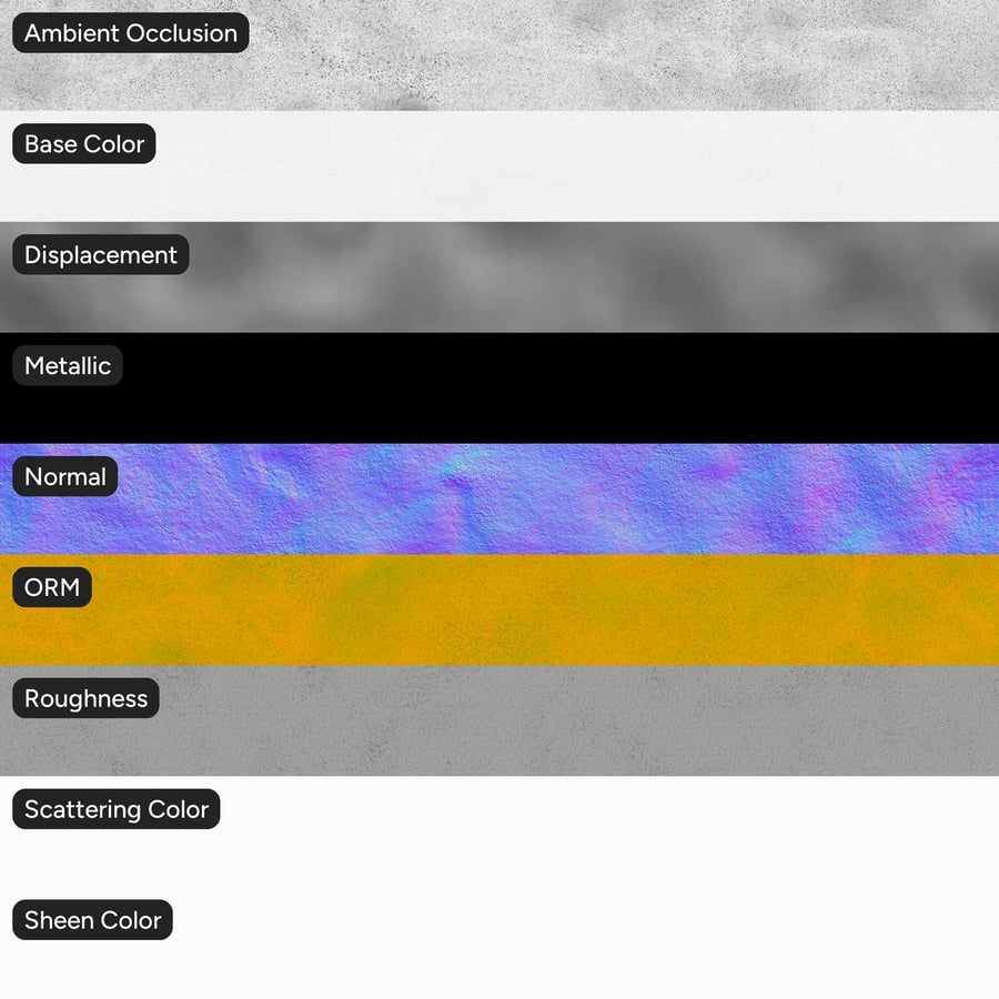 Текстура свежего густого снега