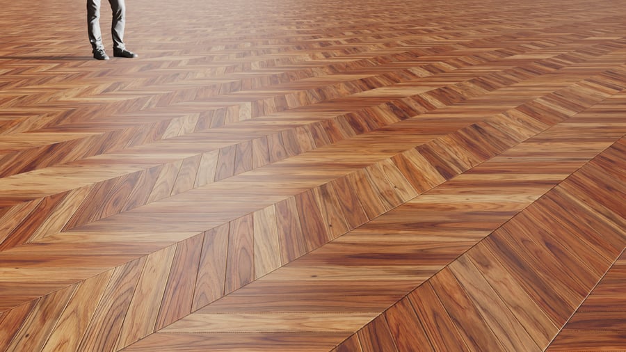 Chevron Walnut Wood Board Texture, Tan