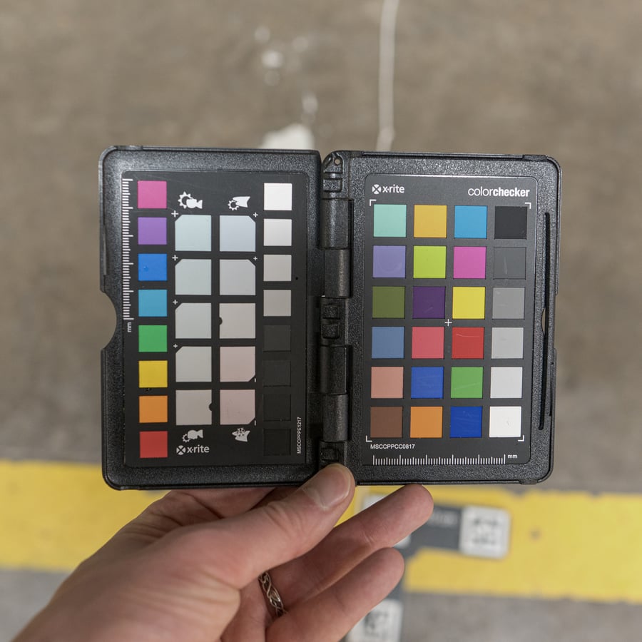 Worn Concrete Carpark Bay Texture