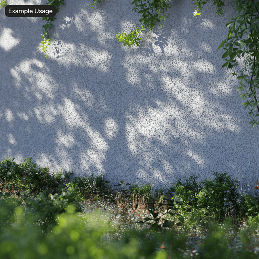 Roughcast Exterior Wall Texture, White