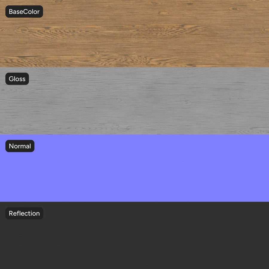 Random Match Parisian Oak Wood Veneer Texture, Beige