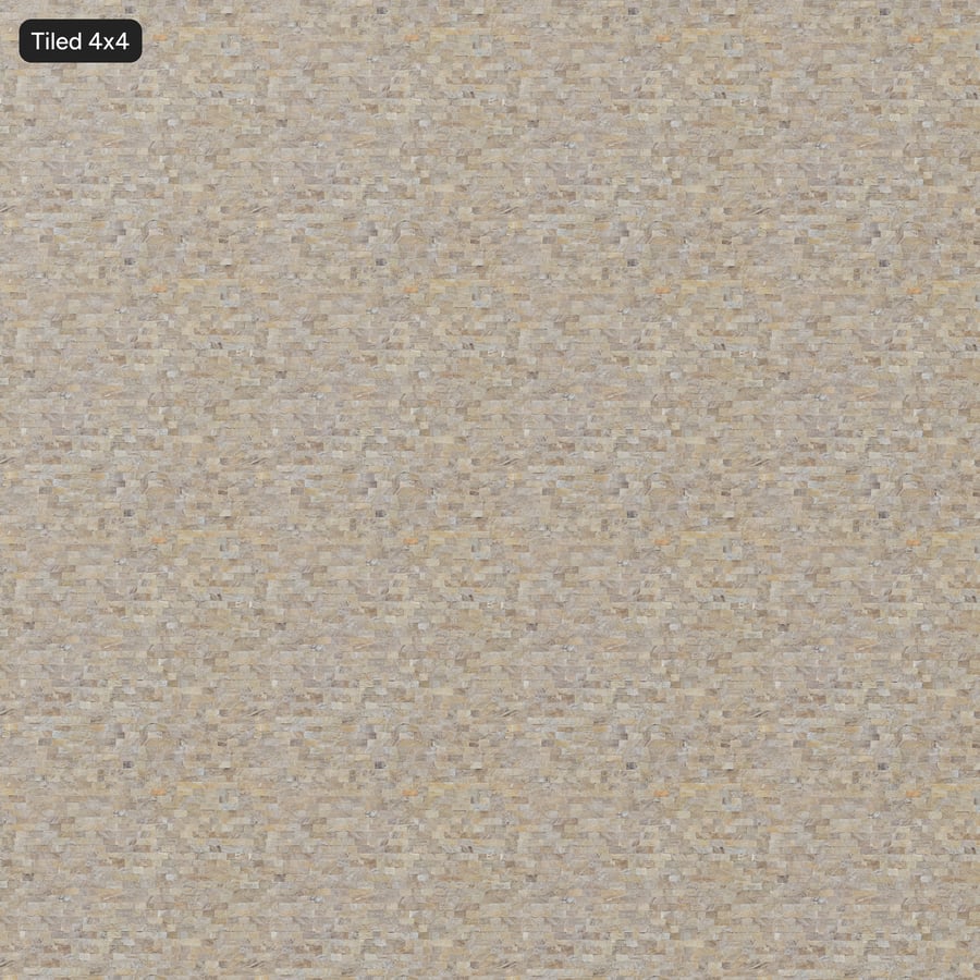 Sandstone Ledger Stone Wall Texture, Light Brown