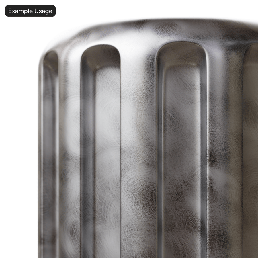 Texture de métal rayé en tourbillons