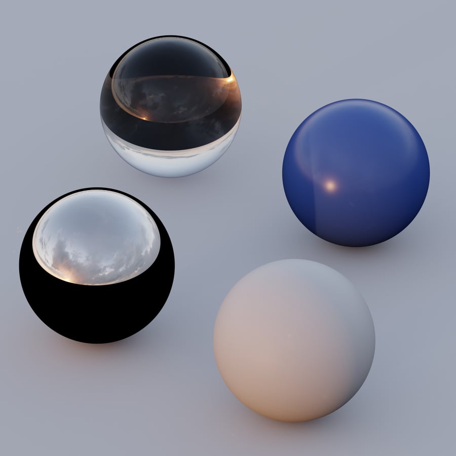 Cloudy Sunset Sky Outdoor HDRI