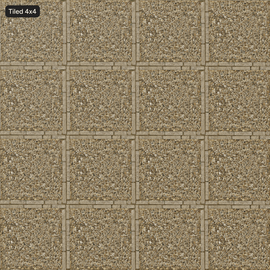 Decorative Cobblestone Texture
