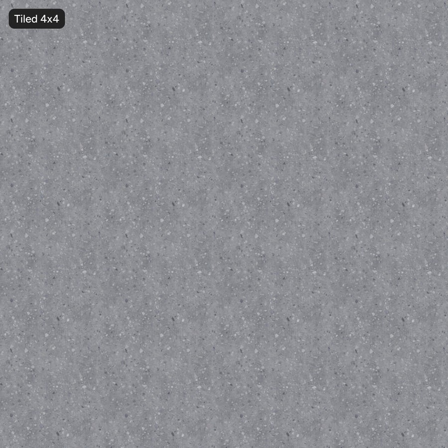 Polished Slab Palladiana Terrazzo Texture, Cool Grey