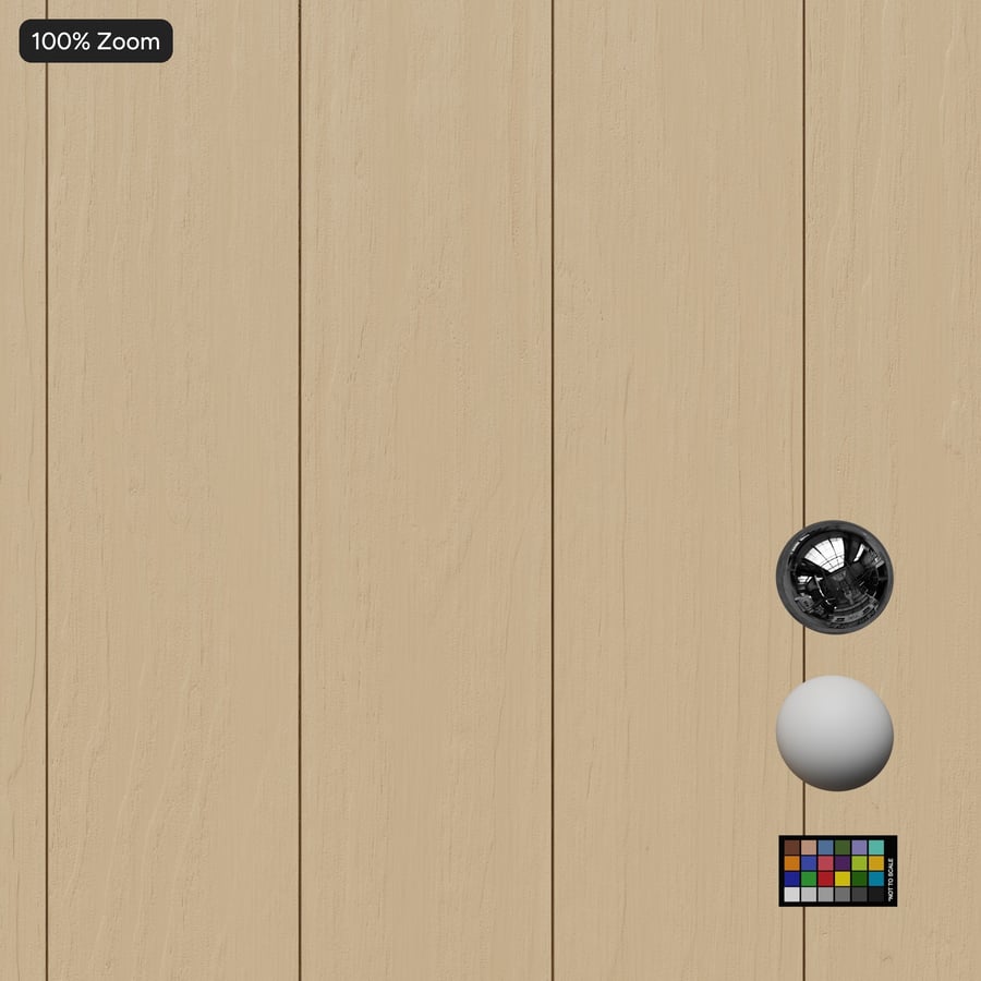 Texture lisse pour plancher en bois Accoya, ivoire