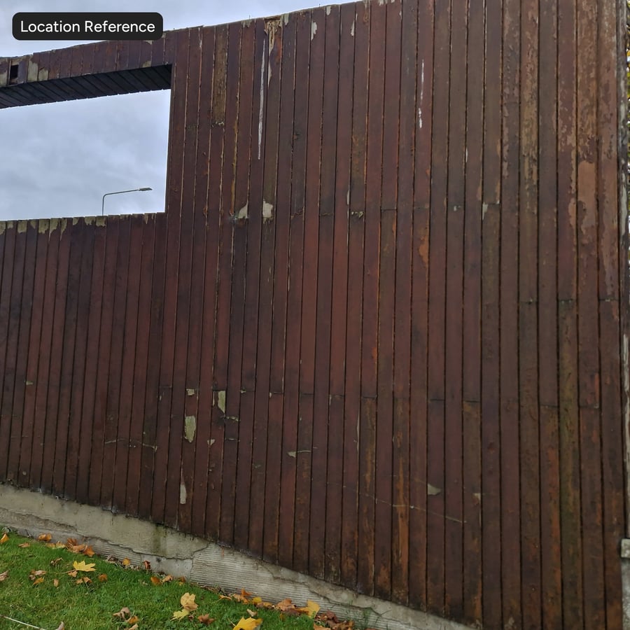 Textura de parede de madeira pintada a descascar