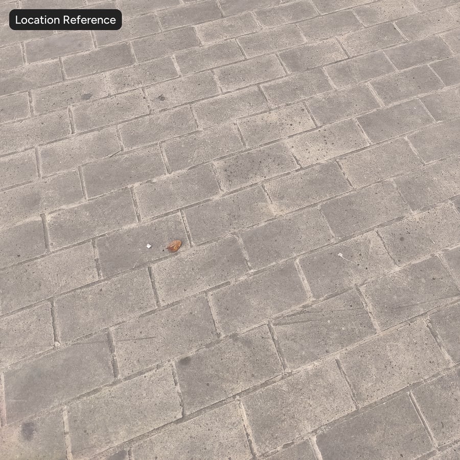 Weathered Concrete Block Sidewalk Texture