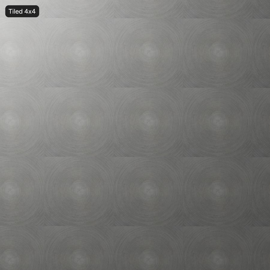 Matt radiell rostfri metallic struktur