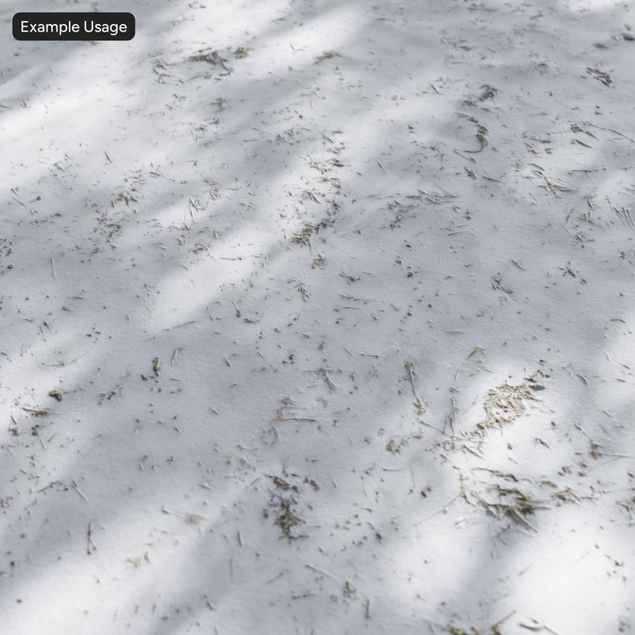 Textura de agulhas de pinheiro na neve