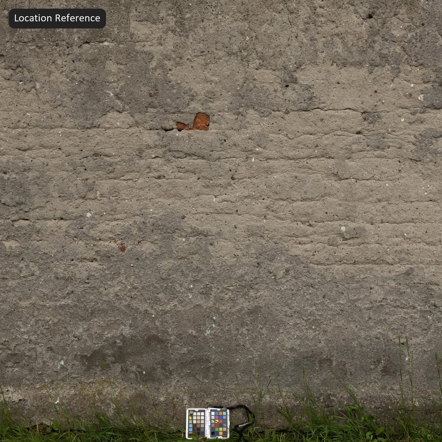 Oud pleisterwerk op bakstenen muurtextuur