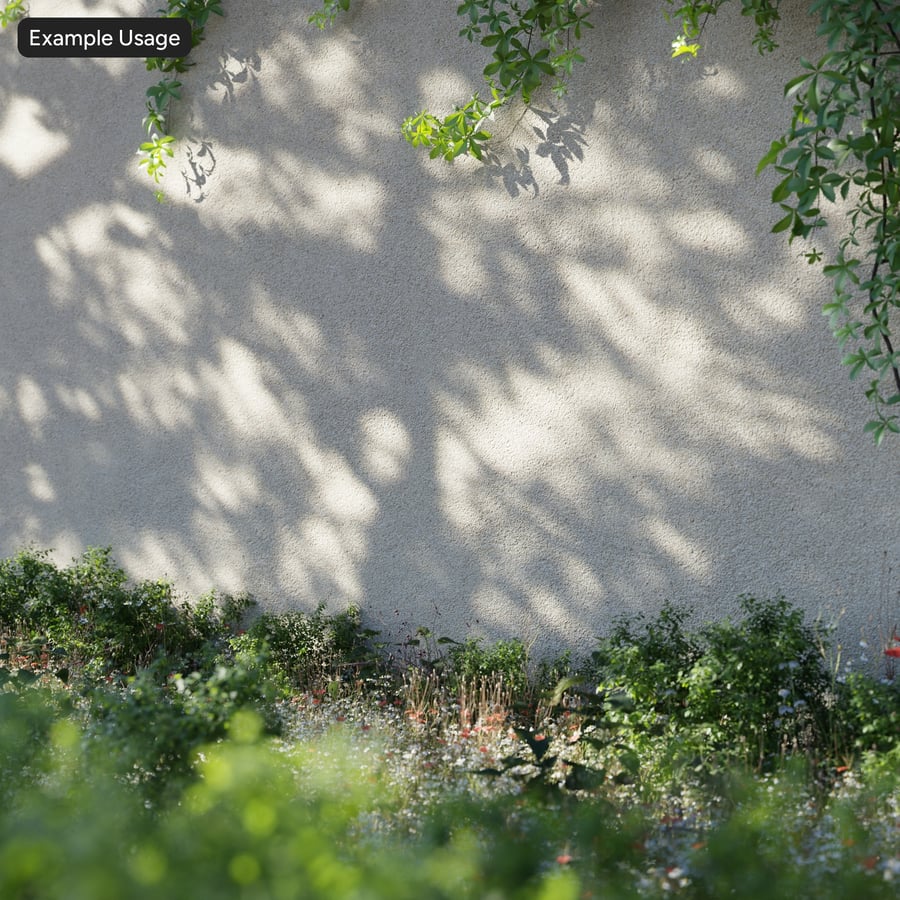 Exposed Aggregate Plaster Wall Texture