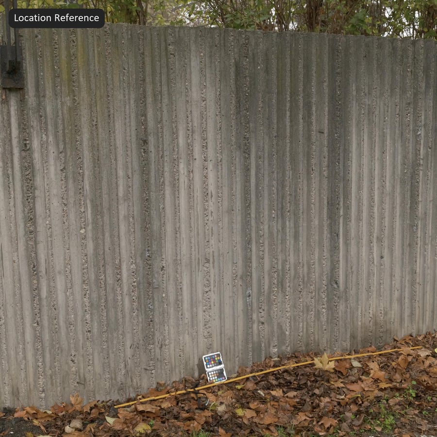 Grooved Concrete Wall Texture