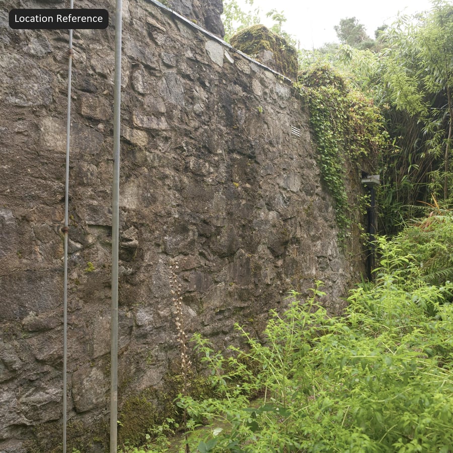 Mossy Old Stone Wall Texture