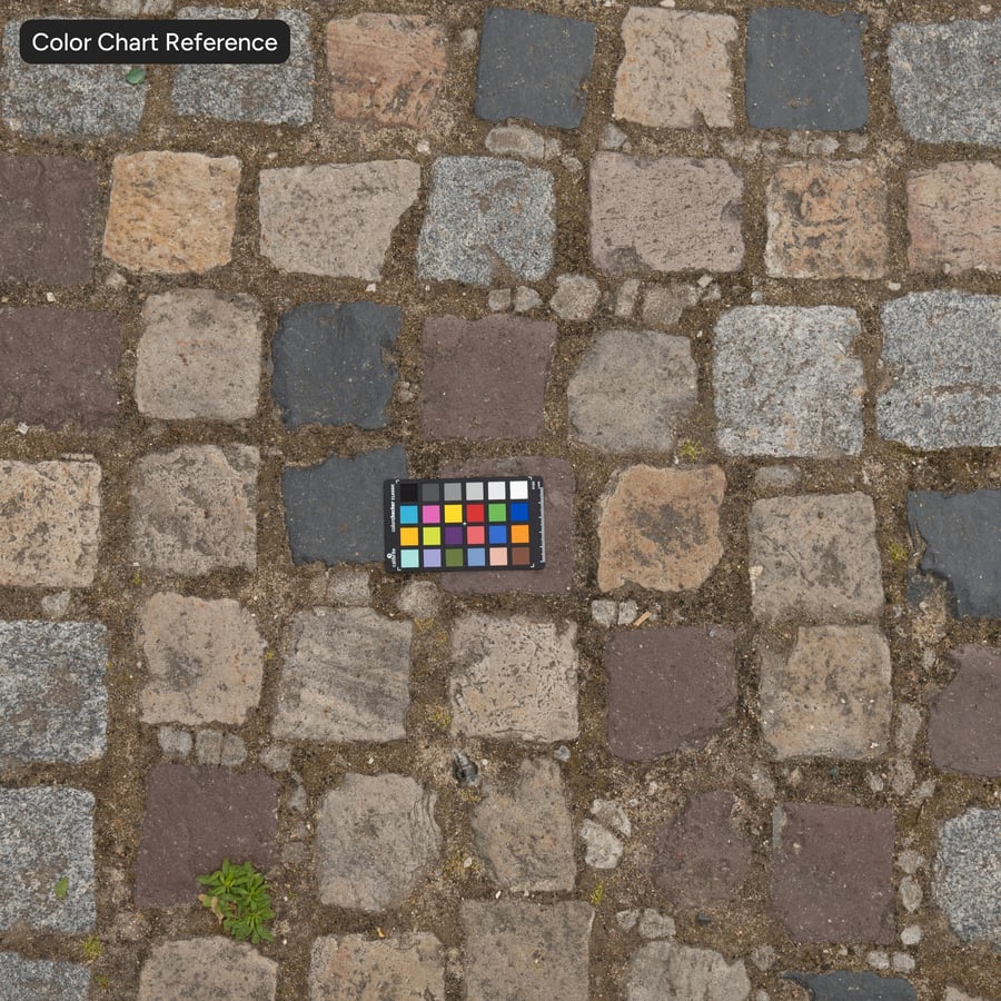 Mosaic Cobblestone Floor Texture, Mixed