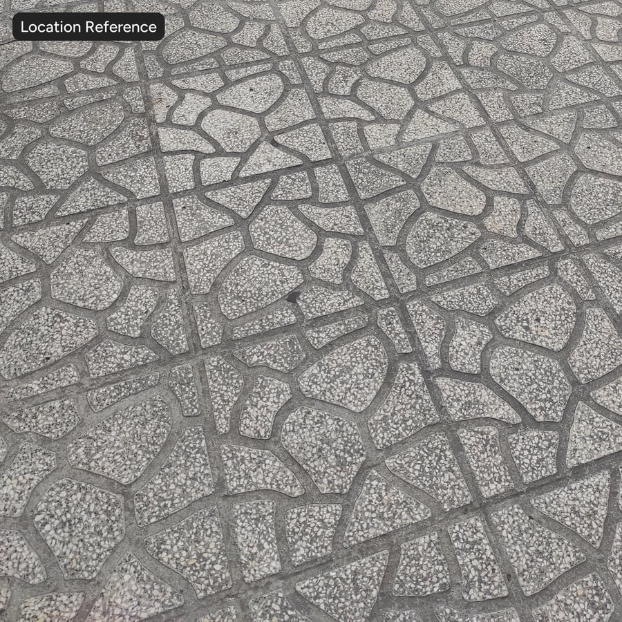 Összesített terrazzo kőburkolat textúra, bézs