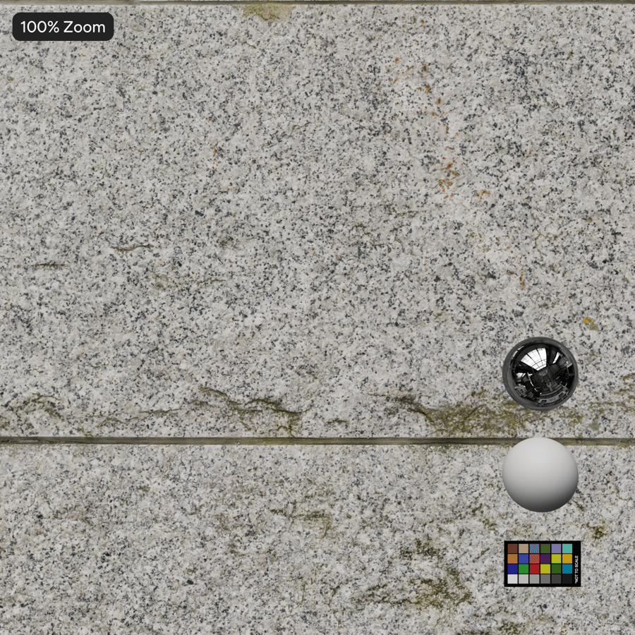 Split Face Granite Ashlar Wall Texture, Grey