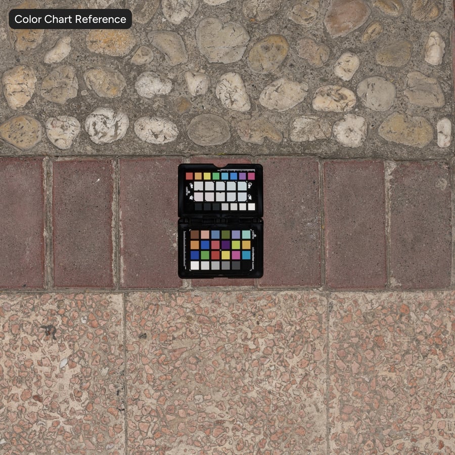 Mixed Pebbledash Stack Stone and Cobblestone Paver Texture