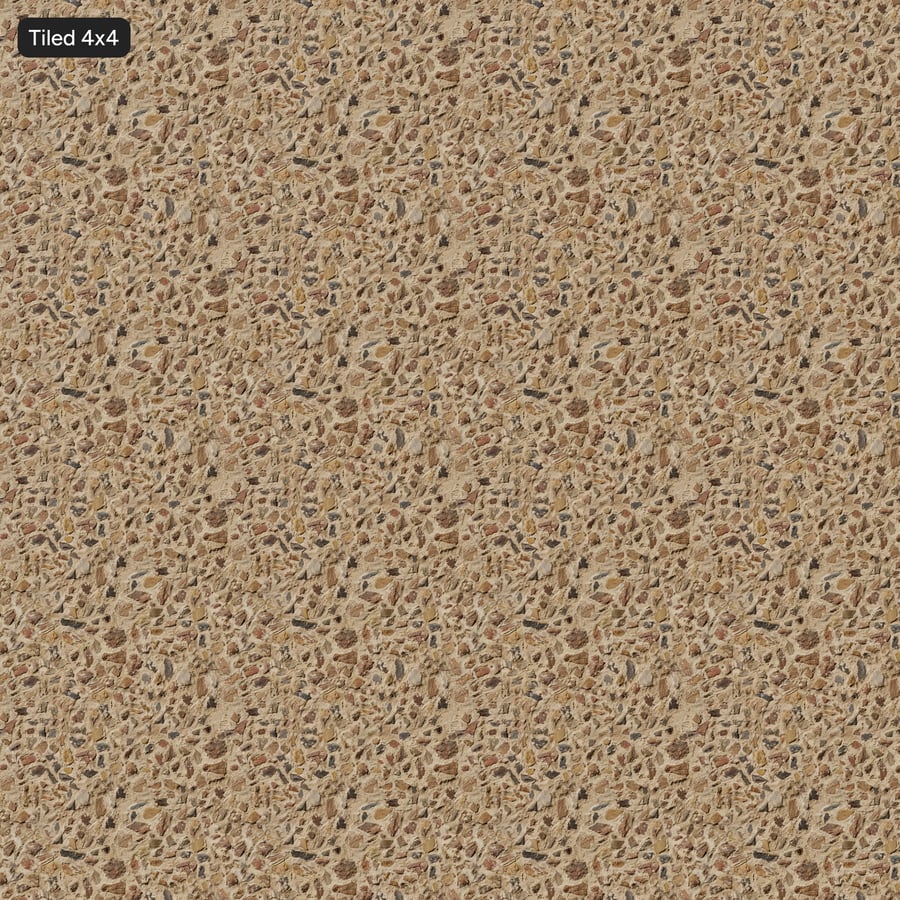 Medium Rubble Stone Sidewalk Texture