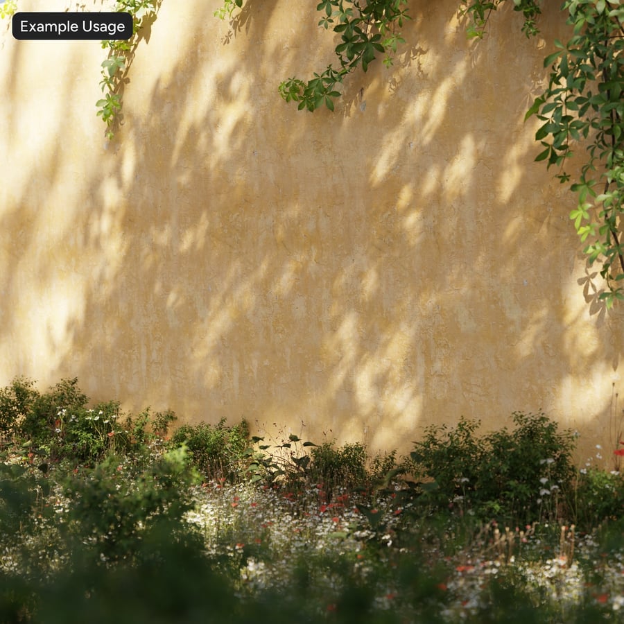 Old Painted Plaster Wall Texture, Orange