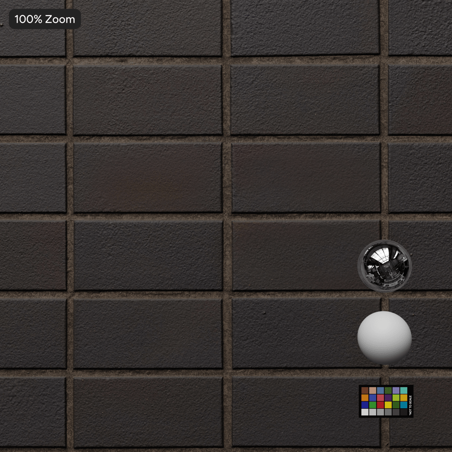 长方形哑光石纹砖，棕色