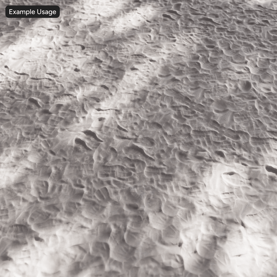 Texture des empreintes de pas sur le sable blanc de la plage