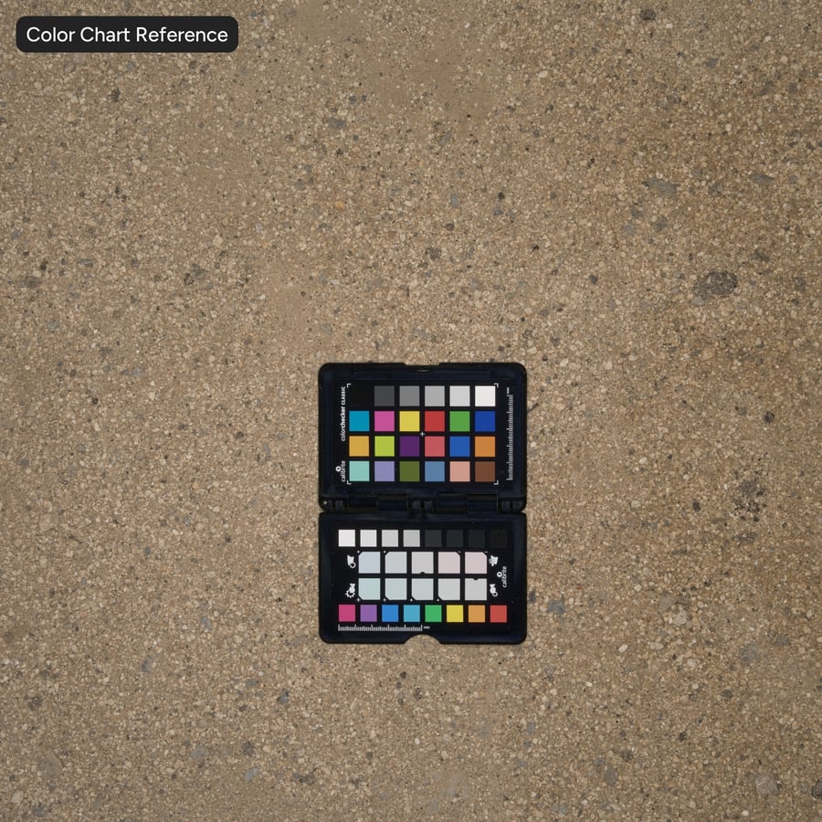 Textura de cascalho em estrada de areia