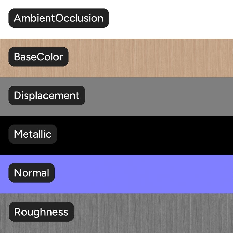 Slip Match Oak Wood Veneer Texture, Raw