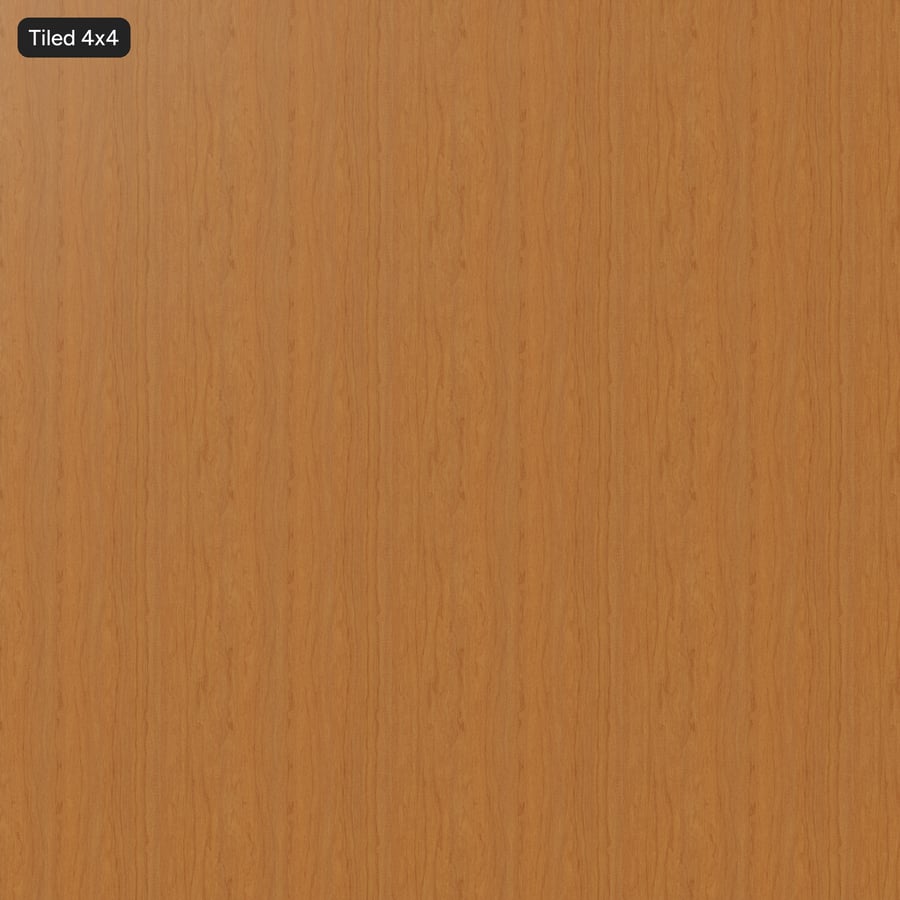 Textura de folheado de mogno hondurenho com acabamento escorregadio, castanho claro