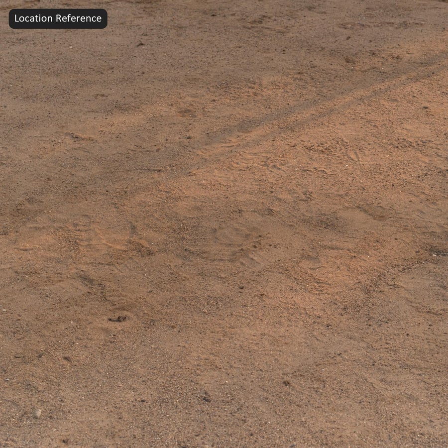 Fine Grained Sandy Dirt Ground Texture, Tan